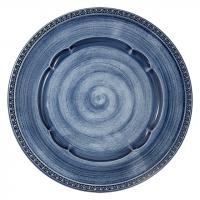 MC-F566200328D1381 Тарелка обеденная 27см Augusta синяя MATCERAMICA