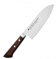 803-335 Нож кухонный Сантоку 17см Satake, серия CLAD SHIROGAMI, Япония