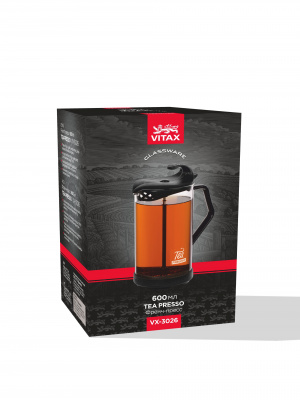 VX-3026 Френч-пресс 600мл, VITAX, серия Tea presso 