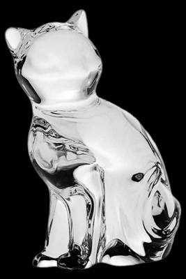 990/74869/0/58900/066-109 Фигурка 6,6см хрусталь, Crystal BOHEMIA, декор Кошка