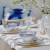 Блюдо глубокое 36,6см COSTA NOVA, серия RIA BLUE, блюдо для плова .  GOS371-00918W 
