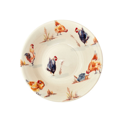 Салатник 15,8 см Tudor, декор COUNTRY FARMYARD, фарфор, GR03_15.8B