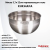 BL3722  Миска 3,7л 22см нержавеющая сталь