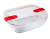216PH00/7144 Форма стеклянная для запекания с крышкой  2,5л 28*20см, Pyrex, серия Cook&Heat 