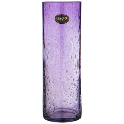 380-619 Ваза стеклянная 30см MUZA, серия "PERFETTI  LAVENDER"