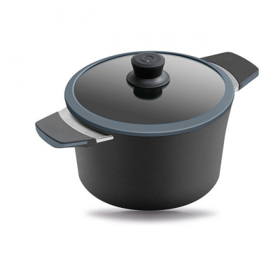 30250g Кастрюля 2,5л литой алюминий, Squality, цвет серый 