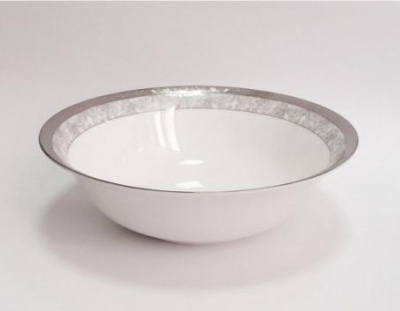 EMPL-1242WH-12 Салатник большой 23 см, Japonica, серия "Серебряный иней", фарфор