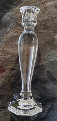 990/95005/00001/255-109 Подсвечник хрустальный 25,5см Crystal BOHEMIA