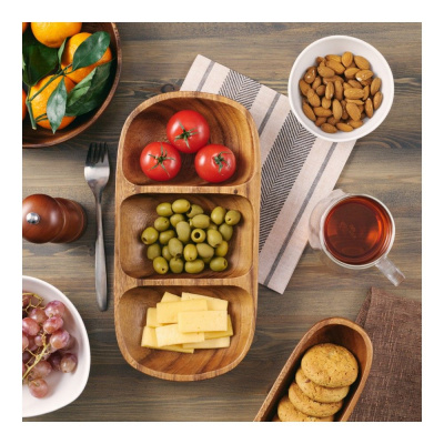 37000631 Миска овальная ORGANIC, 23х10см