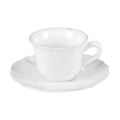 Кофейная пара: чашка 90мл с блюдцем COSTA NOVA, серия White TCS02-00201Z 