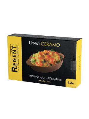 75-004 Форма для запекания 1,8л; 34х20х6,5см Linea CERAMO