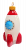 ФУ-775 Ёлочная игрушка 10см, декор "Космическая ракета", стекло, в подарочной упаковке ФУ-775 Ёлочная игрушка 10см, декор "Космическая ракета", стекло, в подарочной упаковке