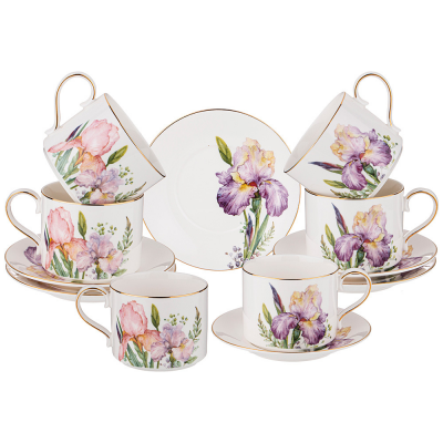 590-470 Чайный сервиз на 6 персон 12 предметов,  Lefard, серия "IRISES" 