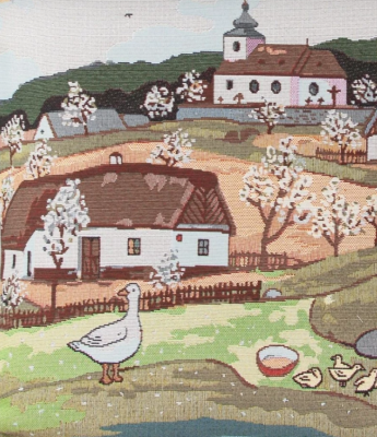 Времена года.Весна Декоративная наволочка 45*45см  2002948