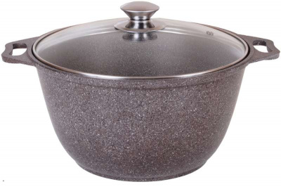 кмки32a Кастрюля 3л индукция, литой алюминий, Kukmara, серия Marble Induction 