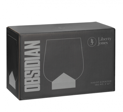 LJ0000439 Набор бокалов Obsidian, 380 мл, 2 штуки