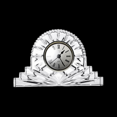 990/77211/8/92400/190-119 Часы хрустальные 19см Crystal BOHEMIA