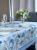 Скатерть с пропиткой "Антипятно" 145*220см, прямоугольная, декор "Delight blue" 