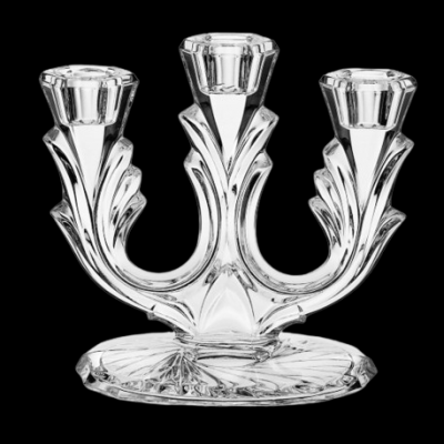 990/96213/0/60312/165-109 Подсвечник 3х рожковый 16,5см Crystal BOHEMIA, серия Candlesticks